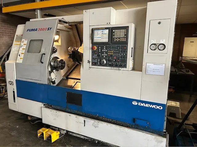 Daewoo - puma 2000sy - cnc draaibank - afbeelding 14 van  20