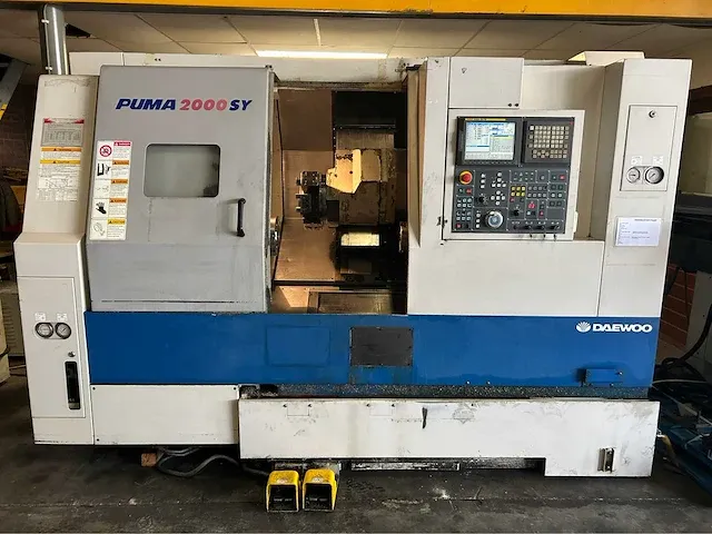 Daewoo - puma 2000sy - cnc draaibank - afbeelding 16 van  19