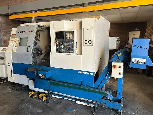 Daewoo - puma 2500sy - cnc draaibank - afbeelding 13 van  23