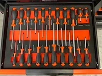 Daewoo 13 lades gereedschapswagen 267 delig - afbeelding 10 van  33