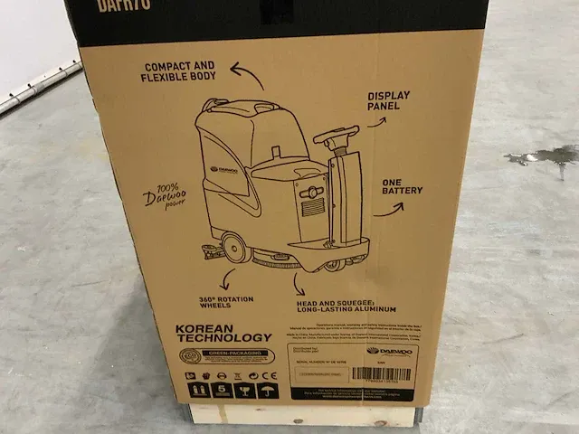 Daewoo dafr70 - industriële schrobzuigmachine - afbeelding 11 van  22