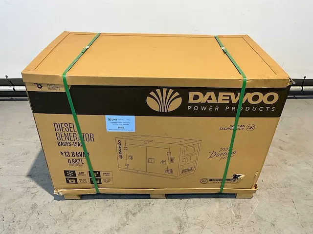 Daewoo dagfs-13 diesel noodstroomaggregaat 13,8kva - afbeelding 4 van  12