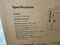 Daewoo dagfs-15ac stroomgenerator - afbeelding 8 van  9
