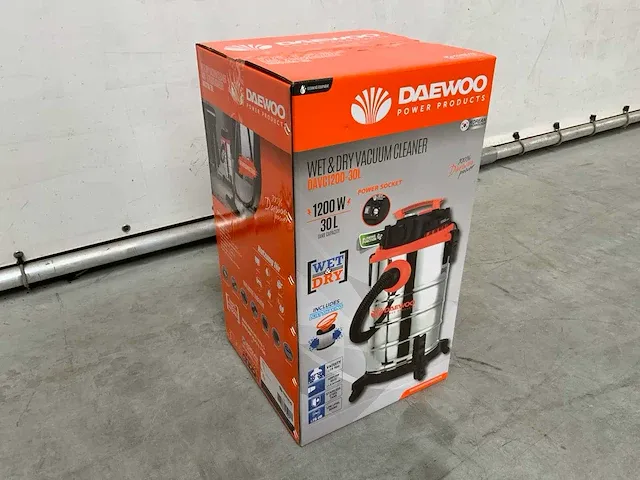 Daewoo davc1200-30l industriële nat- droogstofzuiger - afbeelding 9 van  14