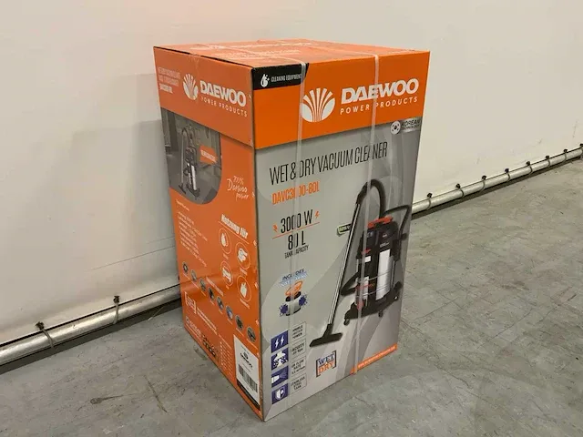 Daewoo davc3000-80l industriële nat- droogstofzuiger - afbeelding 3 van  15