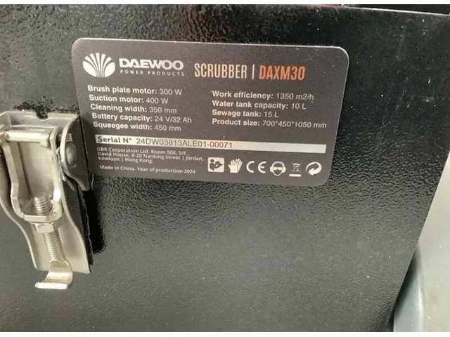 Daewoo daxm30 vloerreiniger - afbeelding 7 van  9