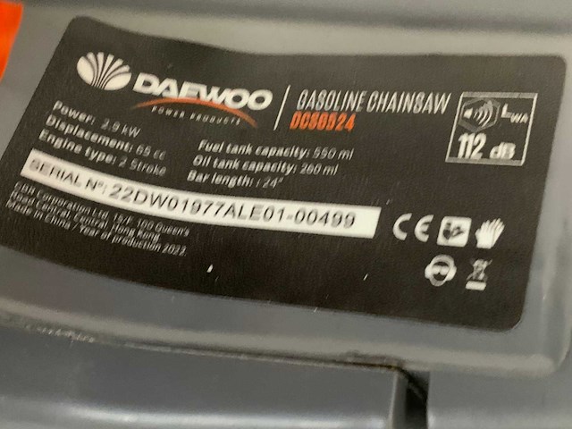 Daewoo dcs6524 kettingzaag - afbeelding 6 van  14