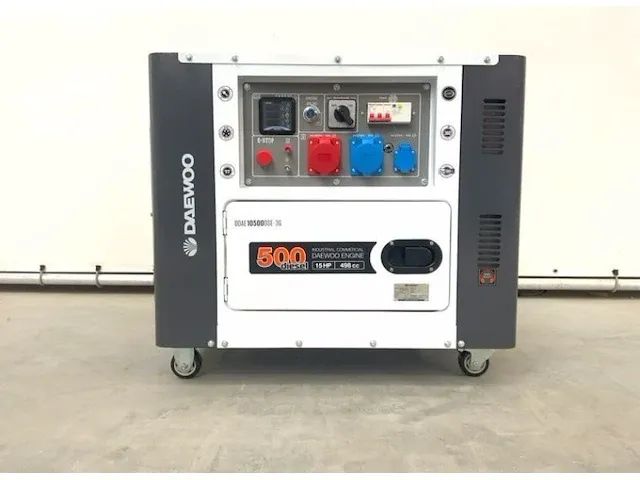 Daewoo ddae10500dse-3g 10x dieselgenerator 8.1kva - afbeelding 2 van  9