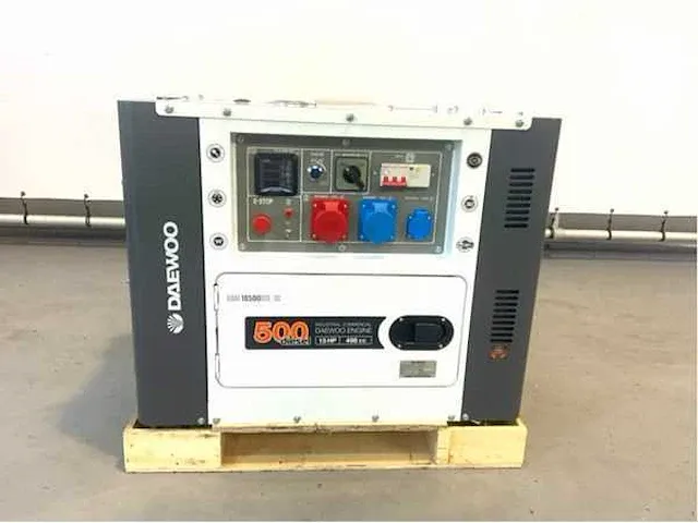 Daewoo ddae10500dse-3g diesel noodstroomaggregaat 8,10kva - afbeelding 1 van  9