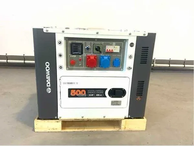 Daewoo ddae10500dse-3g noodstroomaggregraat 8,10 kva - afbeelding 1 van  10