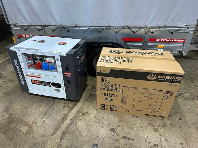 Daewoo ddae10500dse-3g stroomgenerator - afbeelding 1 van  4
