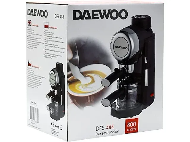 Daewoo des-484 espresso koffiezetapparaat - afbeelding 1 van  2
