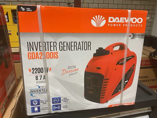 Daewoo gda2500is camping stroomgenerator - afbeelding 1 van  3