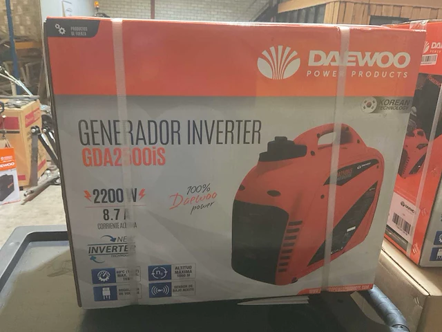 Daewoo gda2500is camping stroomgenerator - afbeelding 2 van  3