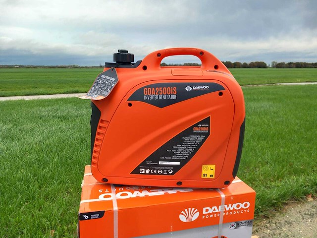 Daewoo gda2500is inverter stroomgenerator (4x) - afbeelding 7 van  10