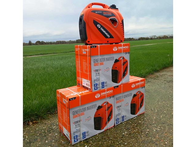 Daewoo gda2500is inverter stroomgenerator (4x) - afbeelding 4 van  10