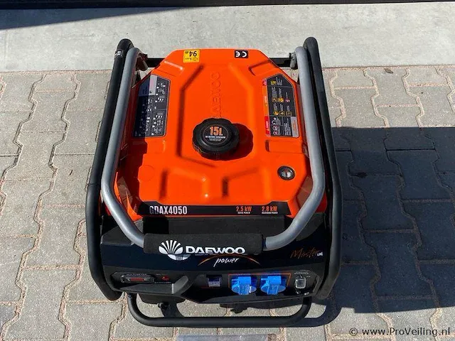 Daewoo gdax4050 benzine stroomgenerator - afbeelding 3 van  6