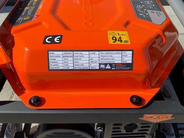 Daewoo gdax4050 benzine stroomgenerator - afbeelding 4 van  6