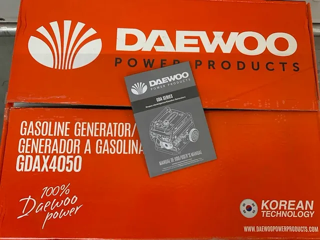 Daewoo gdax4050 stroomgenerator - afbeelding 2 van  12