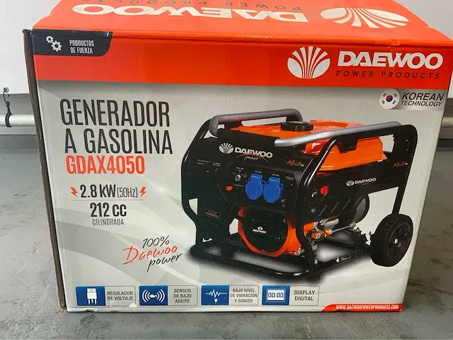 Daewoo gdax4050 stroomgenerator - afbeelding 9 van  9