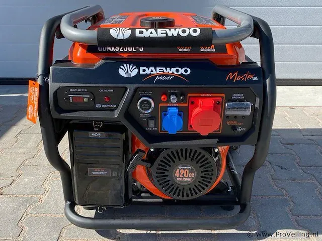 Daewoo gdax9250e benzine stroomgenerator - afbeelding 2 van  6