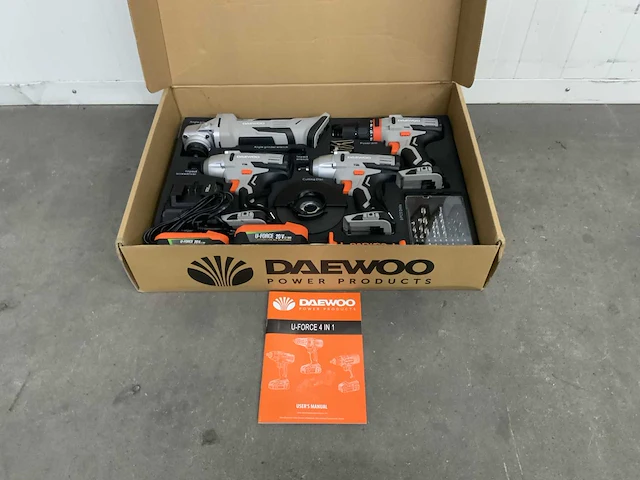Daewoo u force 4 in 1 accu gereedschapset - afbeelding 2 van  8