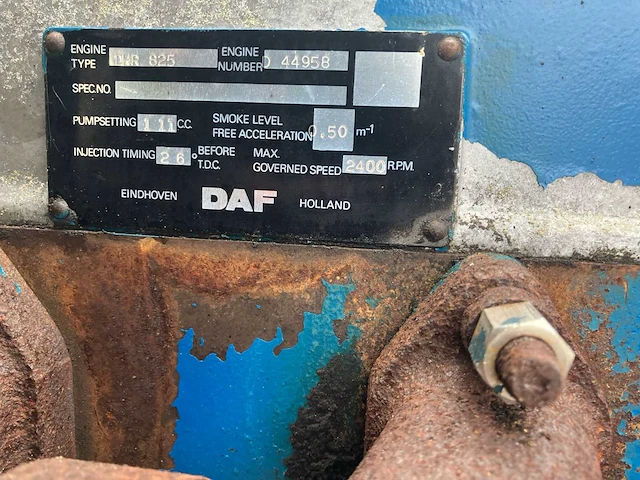 Daf - dhr 825 - stroomgenerator - afbeelding 10 van  10