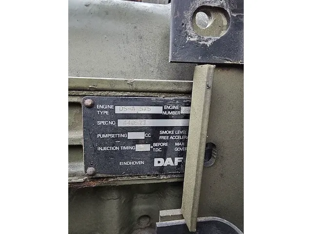 Daf - ds-a 575 - motor - afbeelding 2 van  10