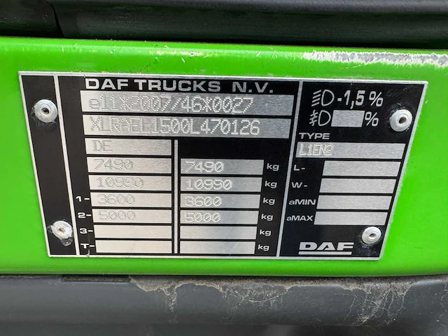 Daf - fa lf 150 2-sided tipper - vrachtwagen - afbeelding 38 van  43