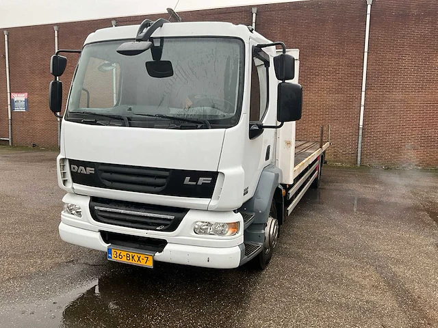 Daf fa lf 55.220 vrachtwagen met open laadvloer 805x250cm (2007), 36-bkx-7 - afbeelding 1 van  25