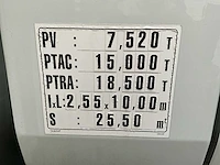 Daf fa lf 55.220 vrachtwagen met open laadvloer 805x250cm (2007), 36-bkx-7 - afbeelding 17 van  25