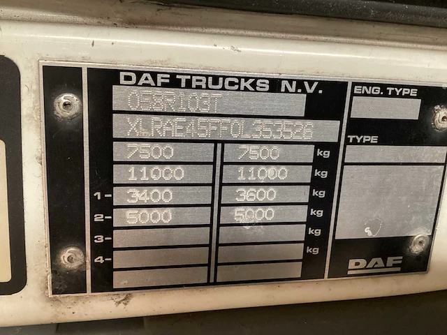 Daf lf vrachtwagen - afbeelding 6 van  14