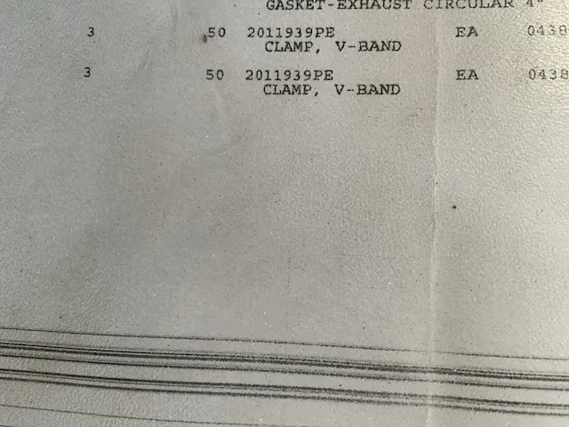 Daf v band 2011939pe uitlaatklem (99x) - afbeelding 4 van  5
