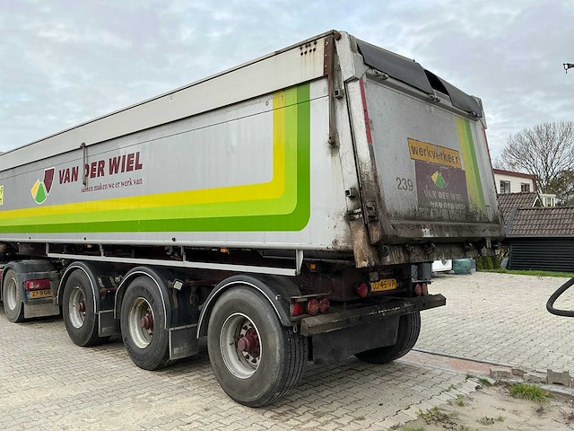 Daf xf 460 ft opleggertrekker + bulthuis tata12 geïsoleerde aluminium kieptrailer - afbeelding 6 van  55