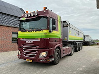 Daf xf 460 ft opleggertrekker + bulthuis tata12 geïsoleerde aluminium kieptrailer - afbeelding 1 van  55