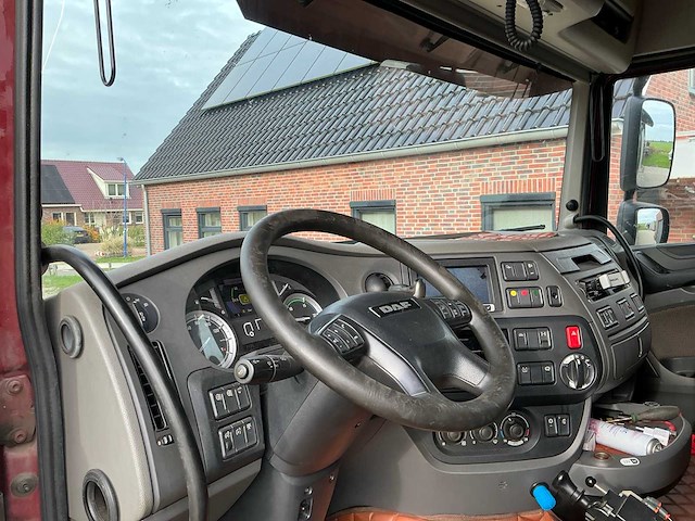 Daf xf 460 ft opleggertrekker + bulthuis tata12 geïsoleerde aluminium kieptrailer - afbeelding 27 van  55