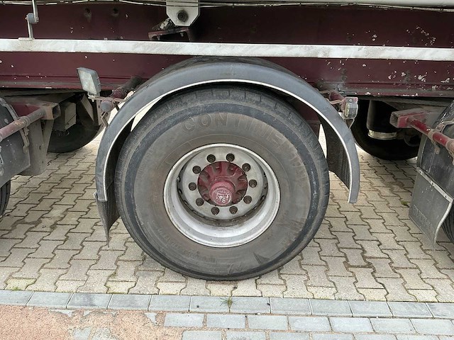 Daf xf 460 ft opleggertrekker + bulthuis tata12 geïsoleerde aluminium kieptrailer - afbeelding 38 van  55