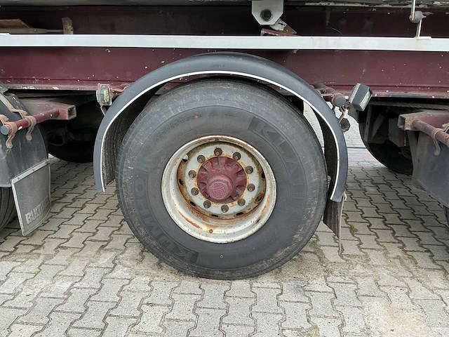 Daf xf 460 ft opleggertrekker + bulthuis tata12 geïsoleerde aluminium kieptrailer - afbeelding 41 van  55