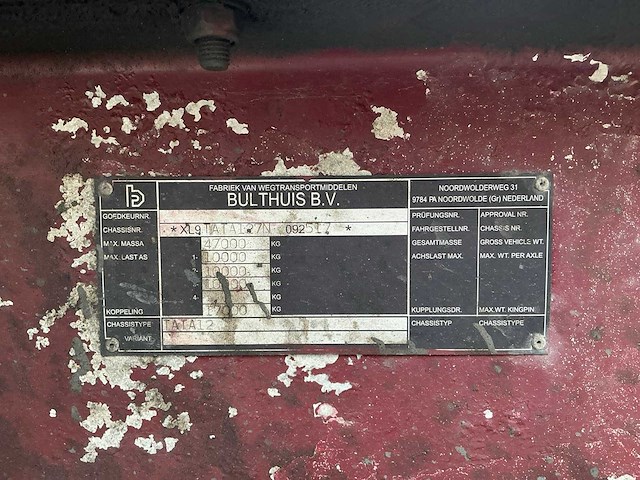 Daf xf 460 ft opleggertrekker + bulthuis tata12 geïsoleerde aluminium kieptrailer - afbeelding 48 van  55