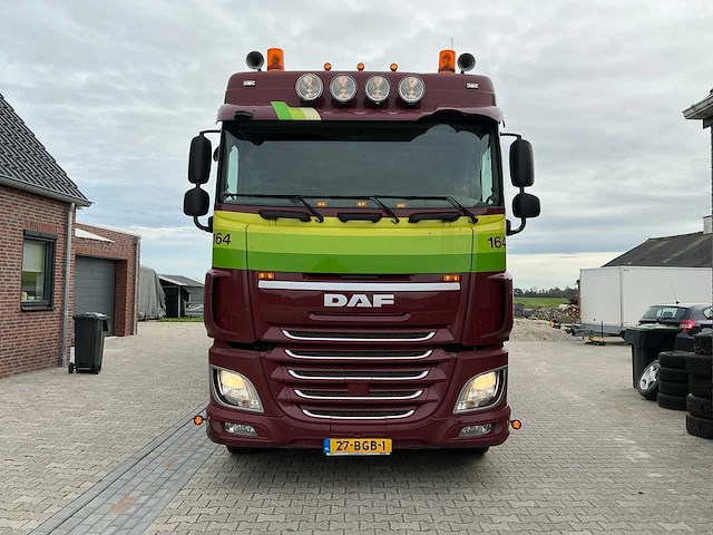 Daf xf 460 ft opleggertrekker + bulthuis tata12 geïsoleerde aluminium kieptrailer - afbeelding 53 van  55