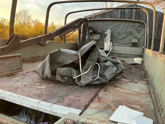 Daf ya 328 oldtimer 6x6 aangedreven wegenbelasting en apk vrij diesel motor! - afbeelding 5 van  35