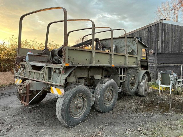 Daf ya 328 oldtimer 6x6 aangedreven wegenbelasting en apk vrij diesel motor! - afbeelding 7 van  35