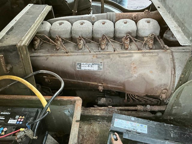 Daf ya 328 oldtimer 6x6 aangedreven wegenbelasting en apk vrij diesel motor! - afbeelding 18 van  35