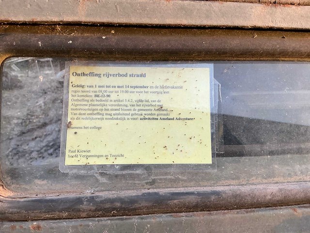 Daf ya 328 oldtimer 6x6 aangedreven wegenbelasting en apk vrij diesel motor! - afbeelding 20 van  35