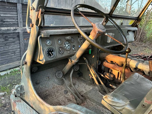 Daf ya 328 oldtimer 6x6 aangedreven wegenbelasting en apk vrij diesel motor! - afbeelding 26 van  35