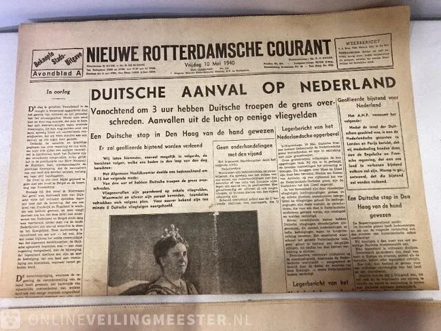 Dagbladen van rond 2e wereldoorlog - afbeelding 3 van  8