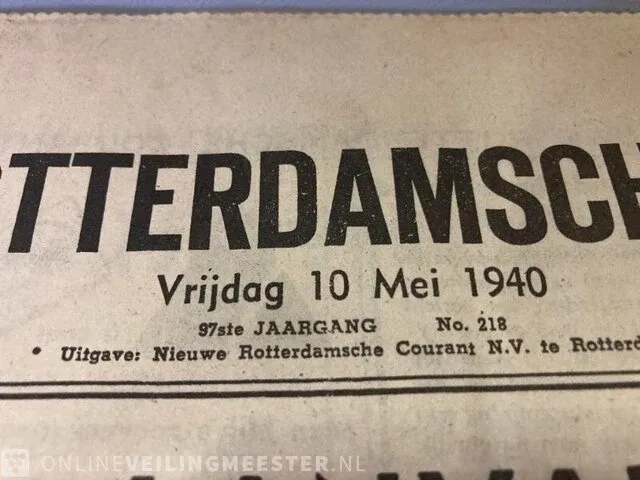 Dagbladen van rond 2e wereldoorlog - afbeelding 4 van  8