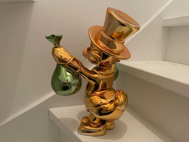 Dagobert duck naor26 sculptuur - afbeelding 4 van  9