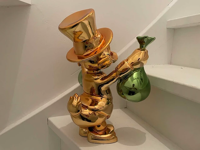 Dagobert duck naor26 sculptuur - afbeelding 5 van  9