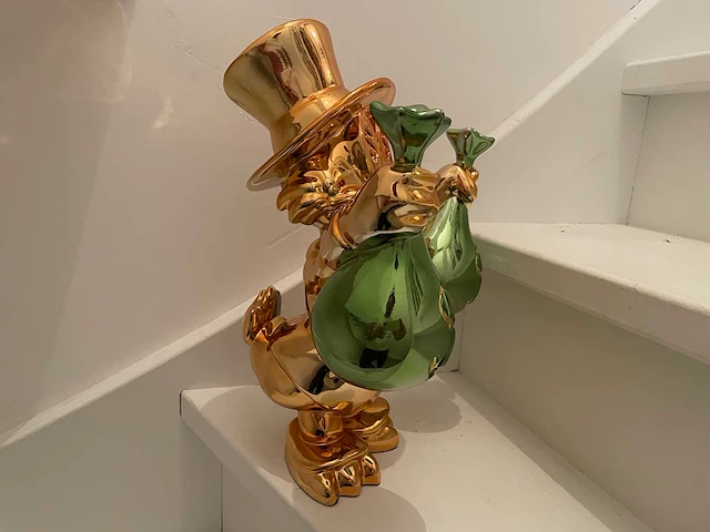 Dagobert duck naor26 sculptuur - afbeelding 6 van  9